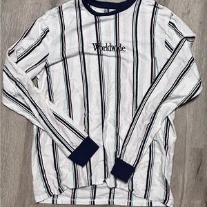 Rue21 Multicolor Worldwide Striped Tee